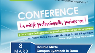 Elles bougent pour le 8 mars au 32e Forum Rhône-Alpes des Grandes Ecoles d'Ingénieurs