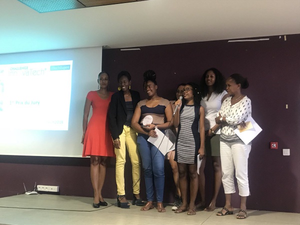 Challenge InnovaTech Martinique : l'équipe rouge finaliste FOOD'I PRETTY