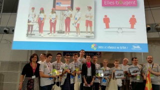 Finale Course en cours : Bravo à l'équipe Ribasabaltes, lauréate du Prix Elles Bougent