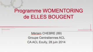 Rencontre WOMENTORING, Centrale Lyon, 27 Juin 2014