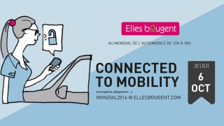 Elles bougent, Connected to Mobility au Mondial de l'Automobile !