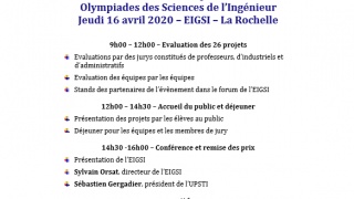 Finale académique des Olympiades des Sciences de l'ingénieur