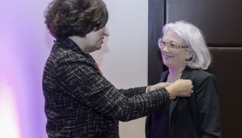 Remise de la légion d'honneur - Sabine Lunel Suzanne